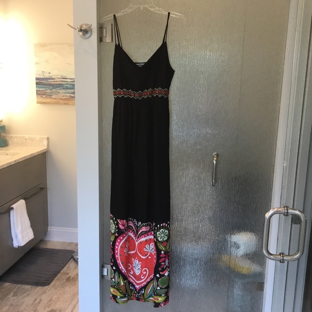 Desigual Heart Print Maxi Dress